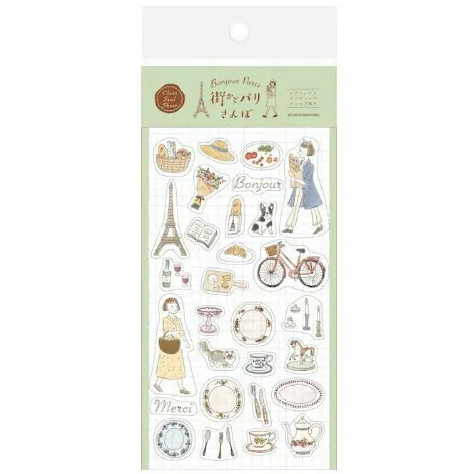 Furukawashiko - Sticker - Paris (Picnic and Antique Street)
