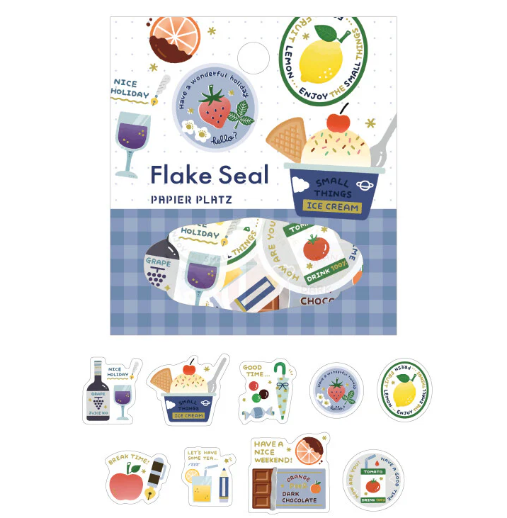 Papier Platz - Sticker -  Fruits 