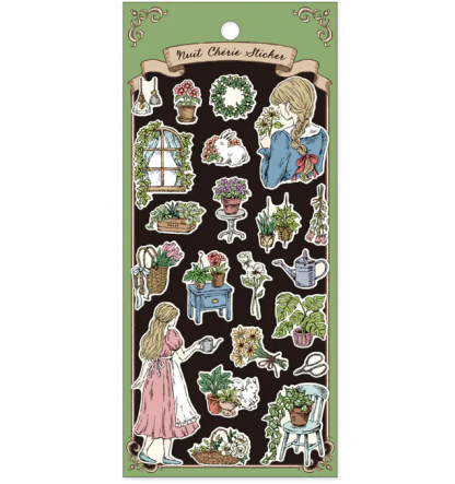 Mindwave Sticker Sheet - Nuit cherie - whispers of leaves