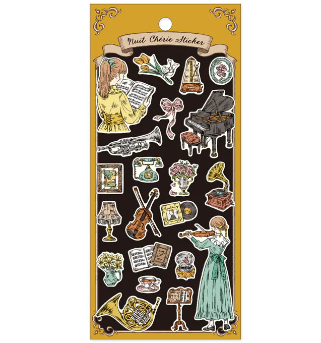 Mindwave Sticker Sheet - Nuit cherie -  tone of light