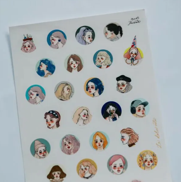 La Dolce Vita - Sticker - Sweet life circle transparent