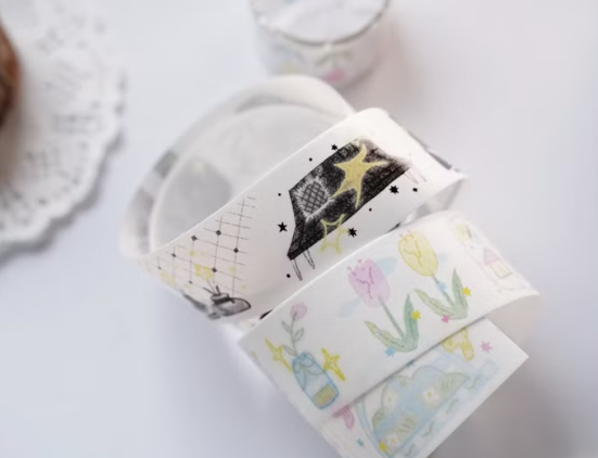 Muzishan  - Tape -  black and white to colorful small world