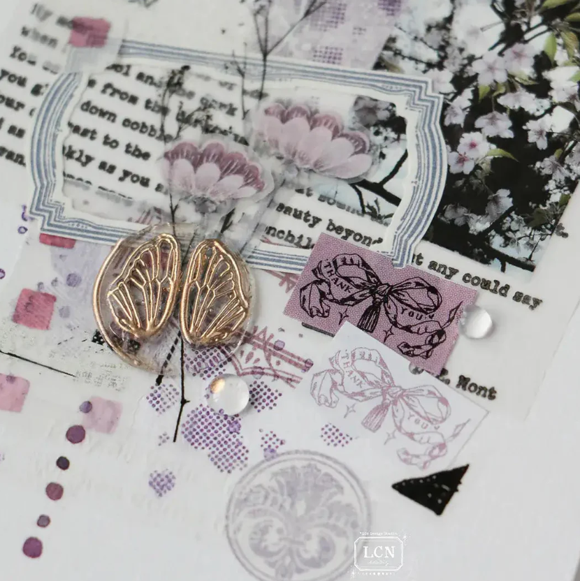 Lin Chia Ning Label Sticker Roll - Thank You