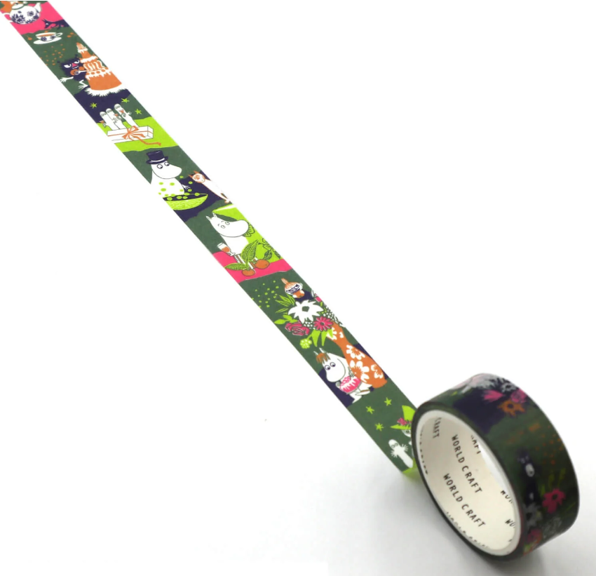 World Craft - Tape - Moomin - Green Cake