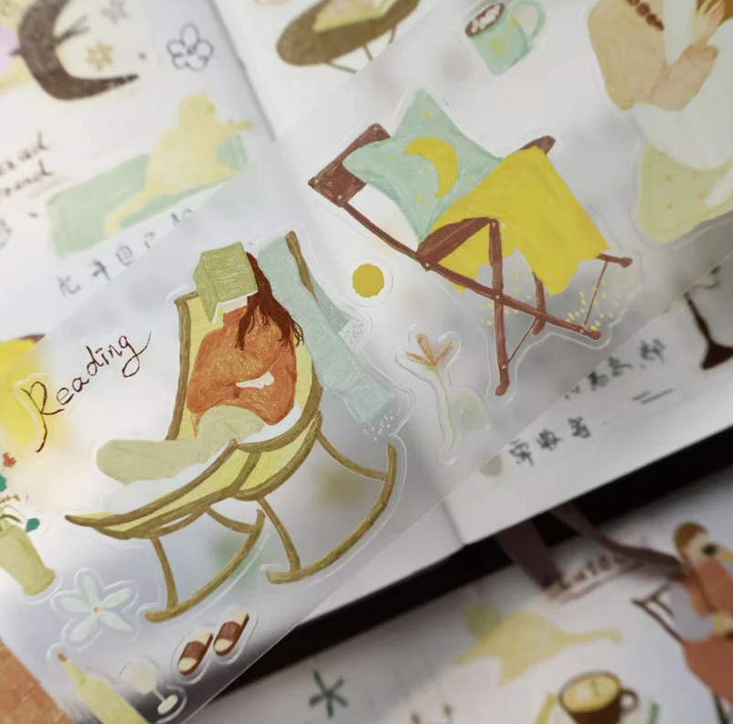 Yier Creative Studio - Tape - Die Cut - Alone Time