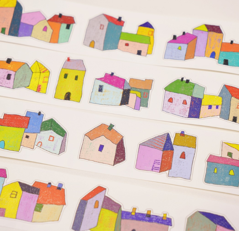Wanle Studio - Tape - Colorful Houses