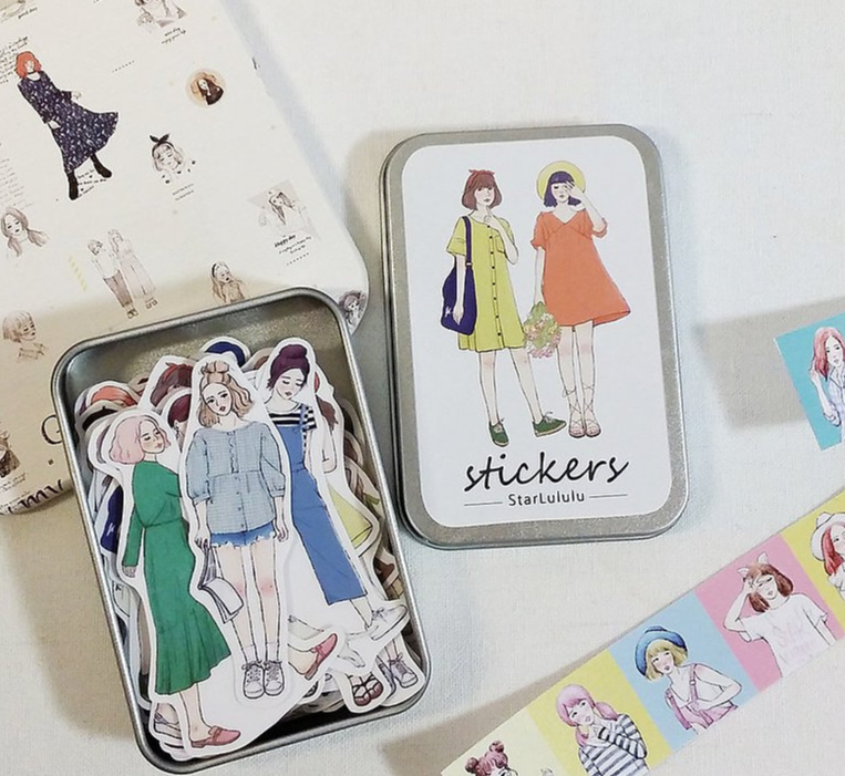 StarLululu - Transparent Girl Stickers