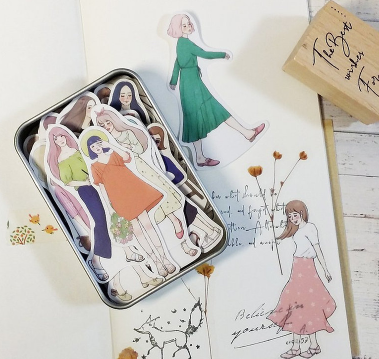 StarLululu - Transparent Girl Stickers