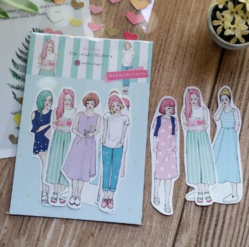 Starlululu - Happy Girl Stickers