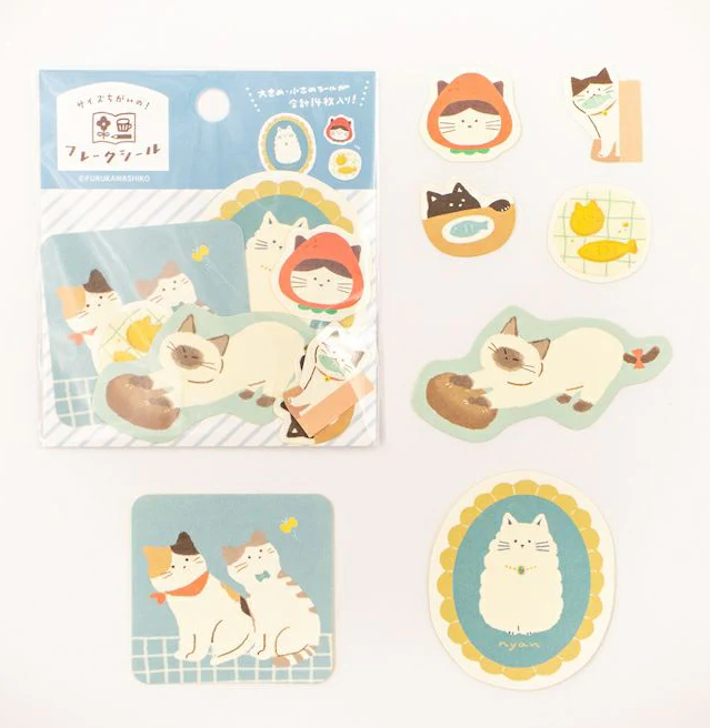 Furukawashiko - Sticker - Cat Flakes