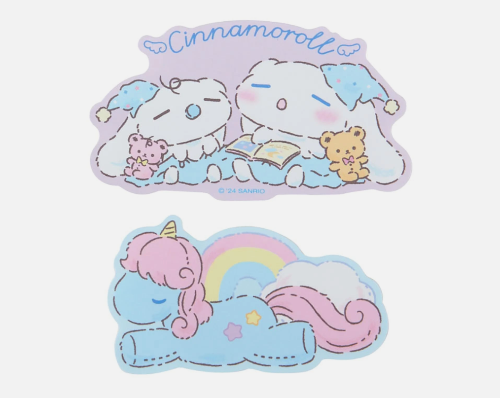 Sanrio - Sticker - Cinnamoroll Nemu Nemu Time Design Series	
