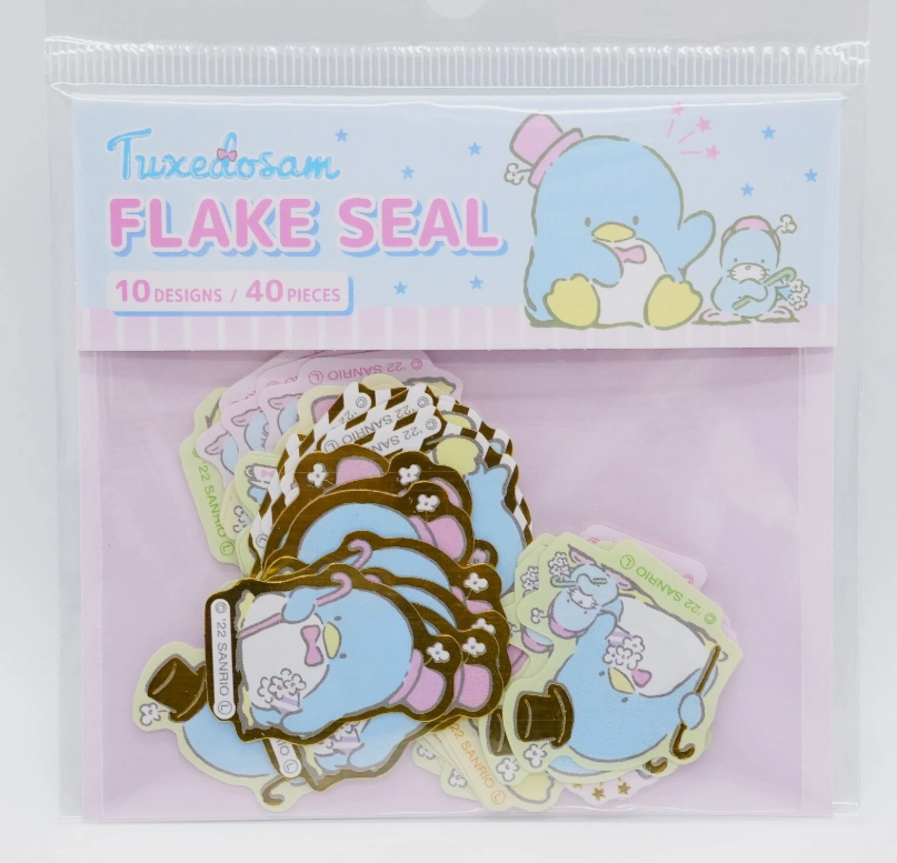 Sanrio - Sticker - Tuxedo Sam Flakes
