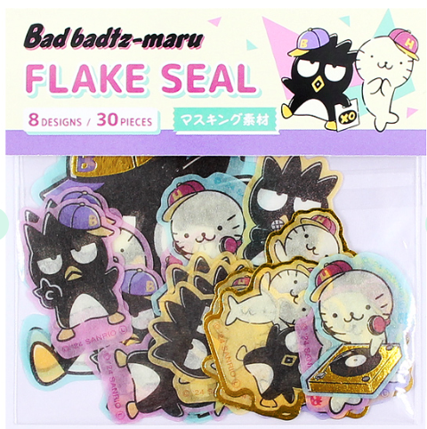 Sanrio - Sticker - Bad Badtz Maru Flakes