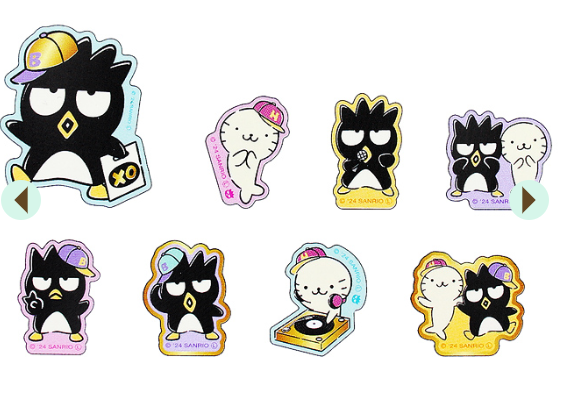 Sanrio - Sticker - Bad Badtz Maru Flakes