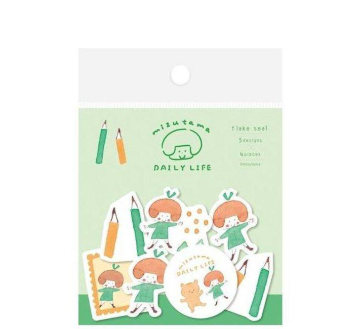 Furukawashiko x Mizutama- Sticker - Fun Drawing Flakes Series