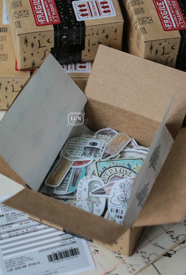 Lin Chia Ning - Sticker - A Box Full Of Joy
