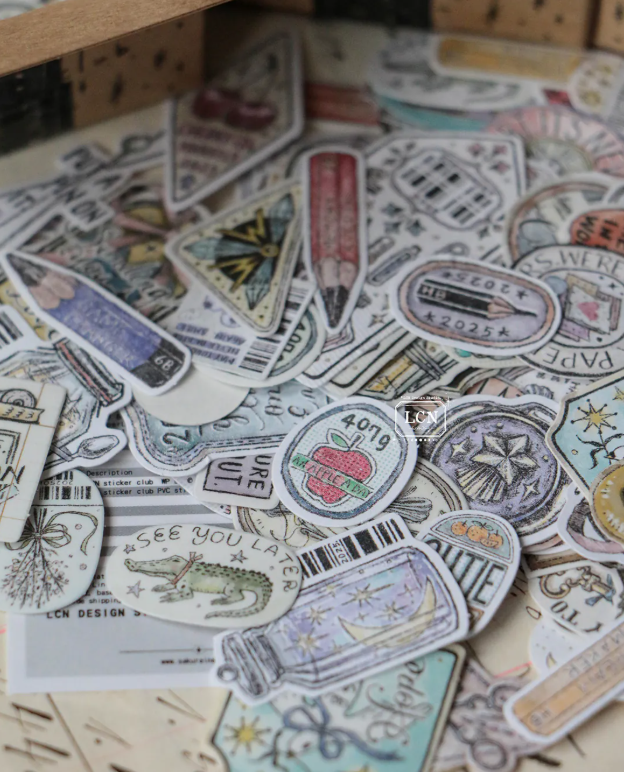 Lin Chia Ning - Sticker - A Box Full Of Joy