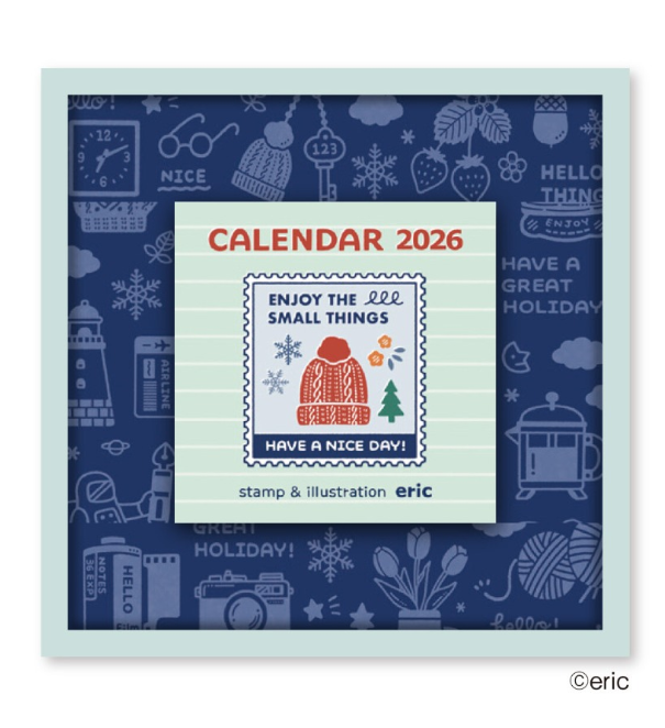 Eric Smallthings Daily Calendar 2026 - Colored