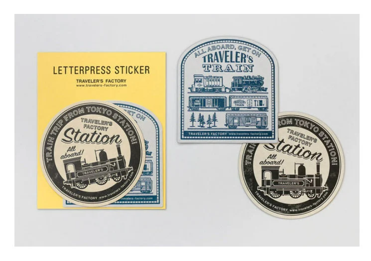 Traveler's Company - Tokyo Station Letterpress Sticker