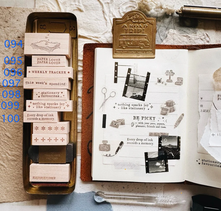 Penspapersplanner stamps - series 8 - stationery