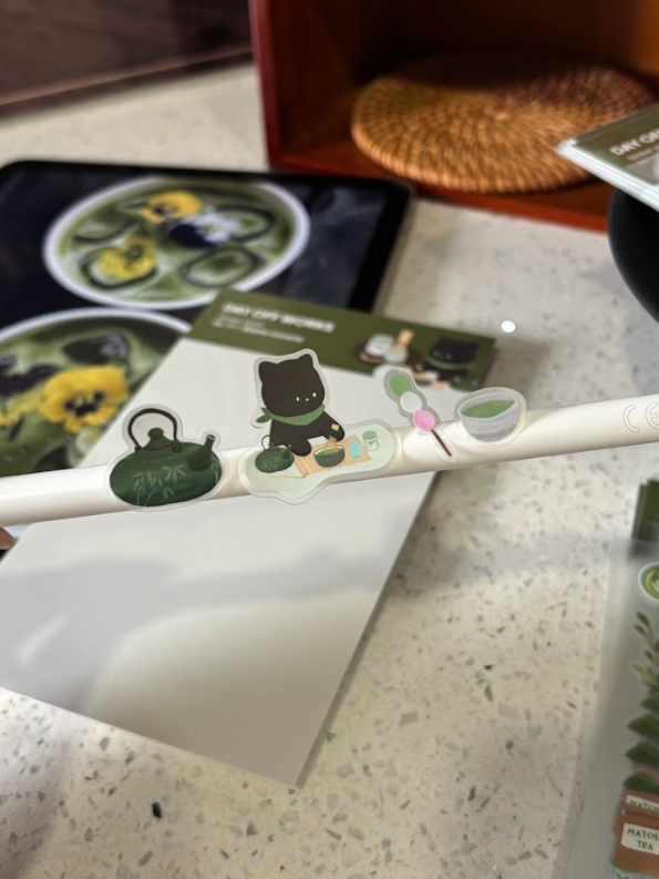 Dayoff Works Sticker Sheet - 711 - Matcha moments