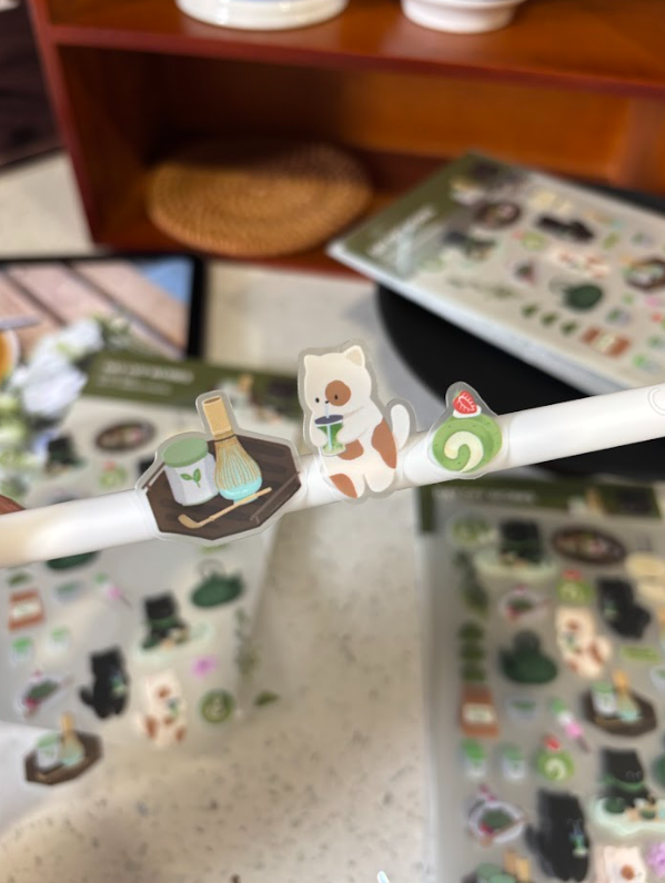 Dayoff Works Sticker Sheet - 711 - Matcha moments