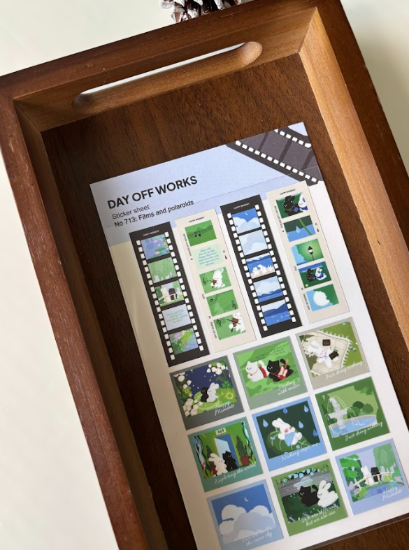 Dayoff Works Sticker Sheet - 713 - Films and polaroids