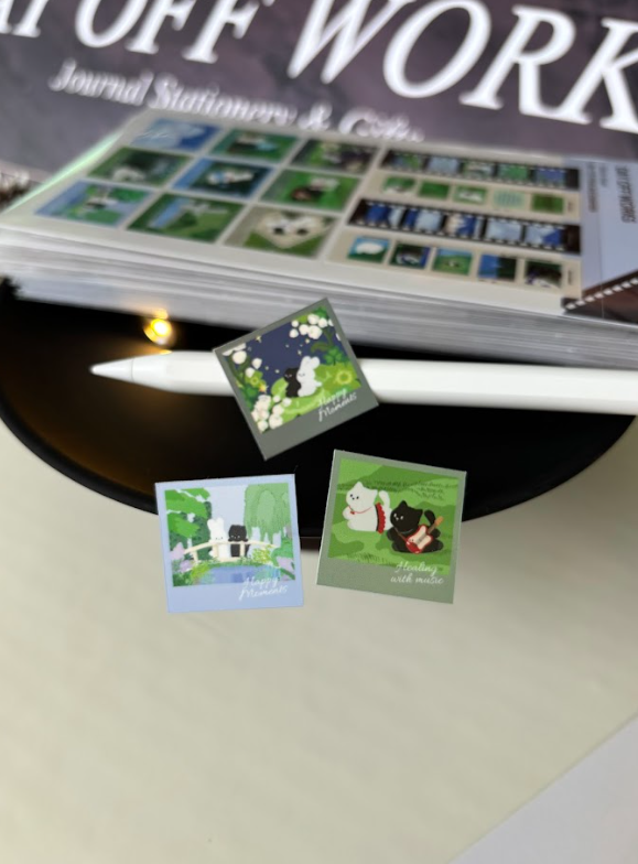 Dayoff Works Sticker Sheet - 713 - Films and polaroids