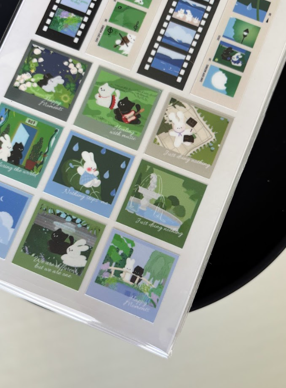 Dayoff Works Sticker Sheet - 713 - Films and polaroids