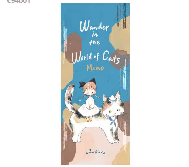 Molinta - Paper - Cats Adventure Series - Wander in the world of cats Memo pad