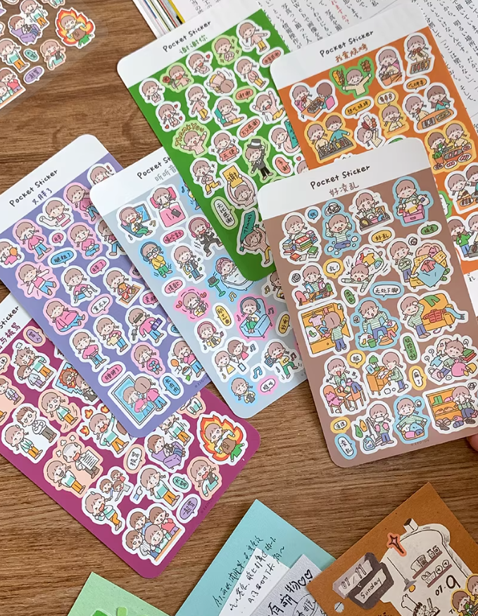 Molinta Sticker Sheets - Pocket Sticker  v14