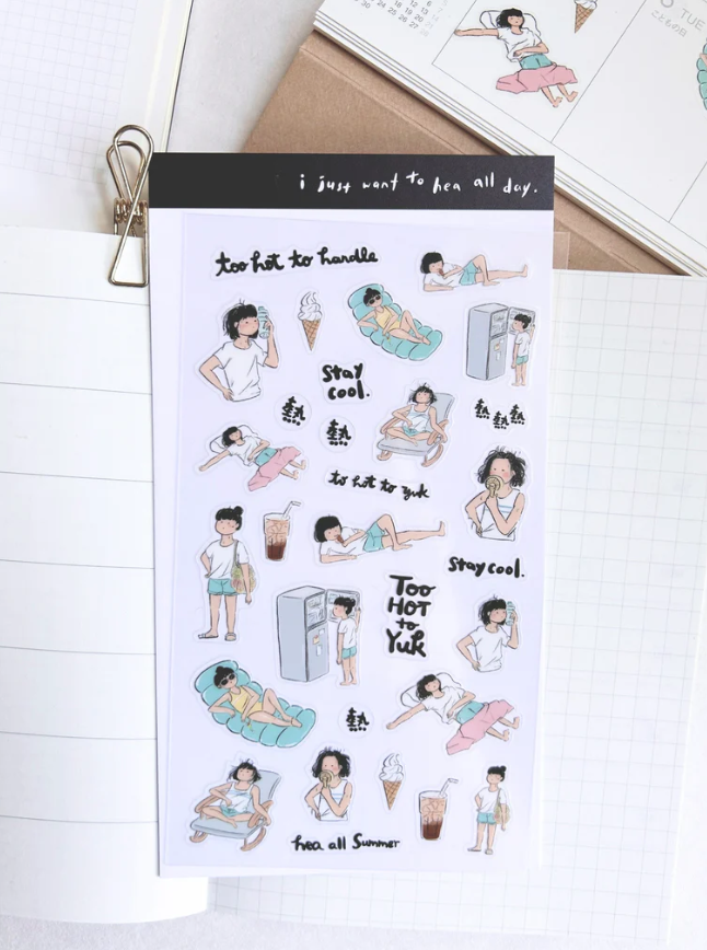Paper goods by Dorie -  Miss Ng Yuk Sticker Sheet Vol.5 Too Hot to Handle