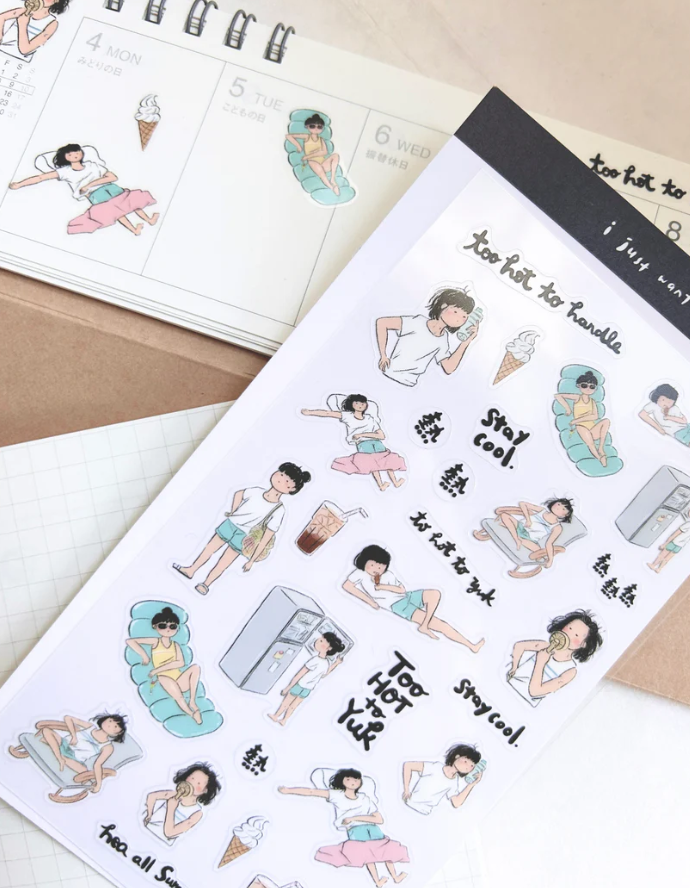 Paper goods by Dorie -  Miss Ng Yuk Sticker Sheet Vol.5 Too Hot to Handle