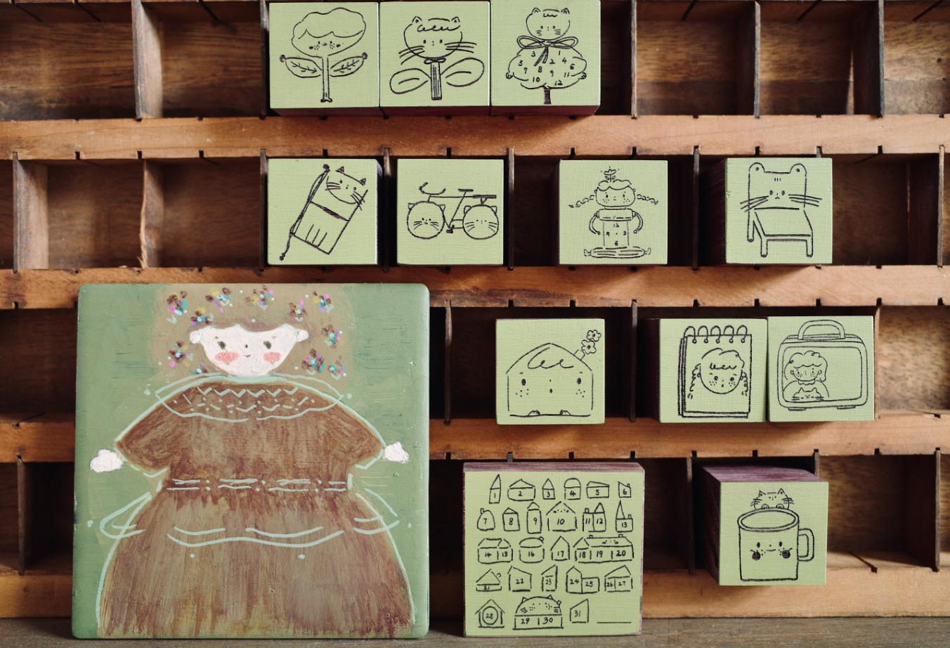 Hanen Studio - Daily Life Rubber Stamps