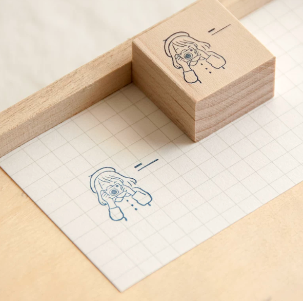 Blank book - Stamp -  Phase 1 Litte Girl Series
