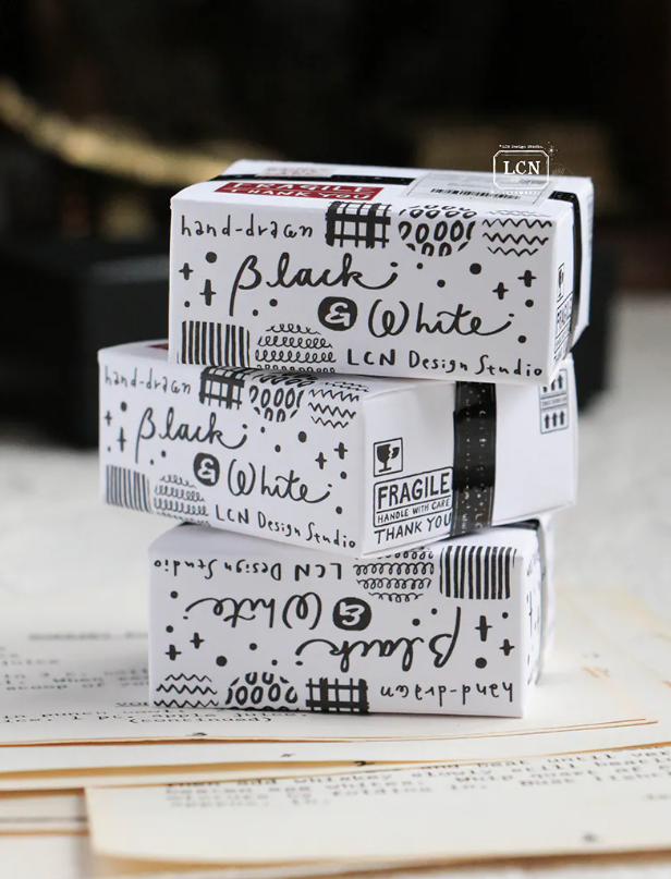 Lin Chia Ning - Sticker club : Black & White