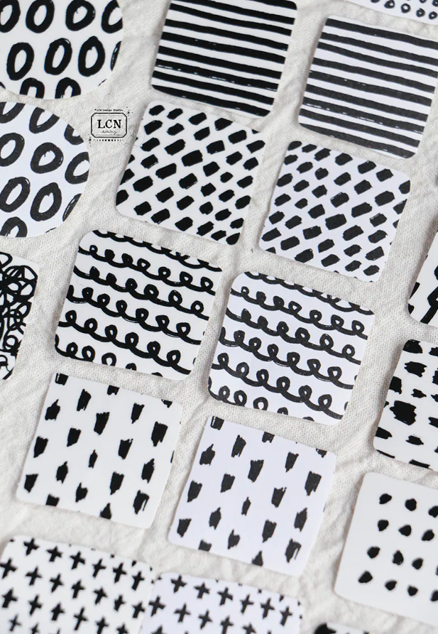 Lin Chia Ning - Sticker club : Black & White