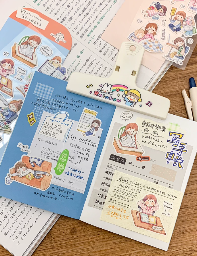 Molinta - Journal Watercolor Sticker Sheet