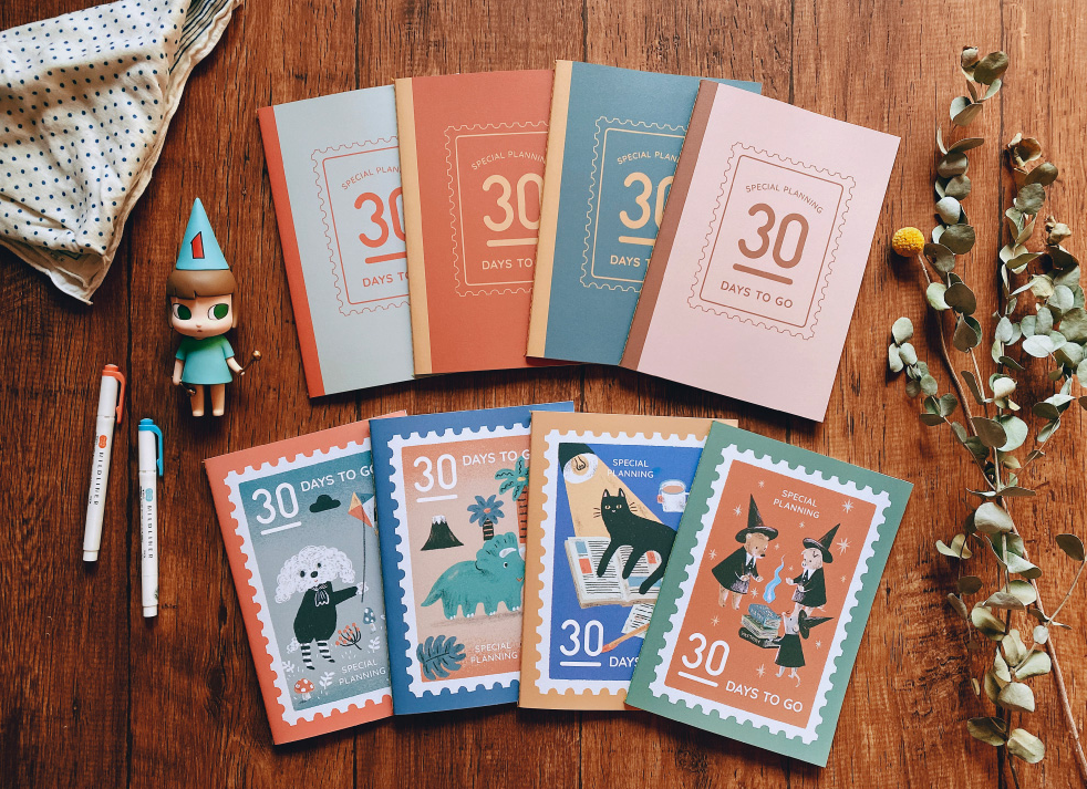 Dimanche - 30 Day Countdown Planner (undated)