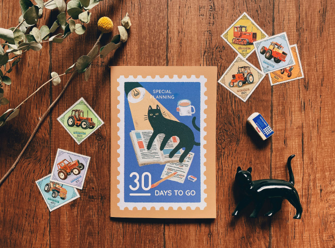 Dimanche - 30 Day Countdown Planner (undated)