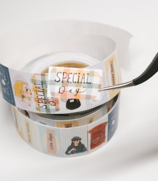 La Dolce Vita - Sweet Life - Writing Letters to You Label Sticker Roll 