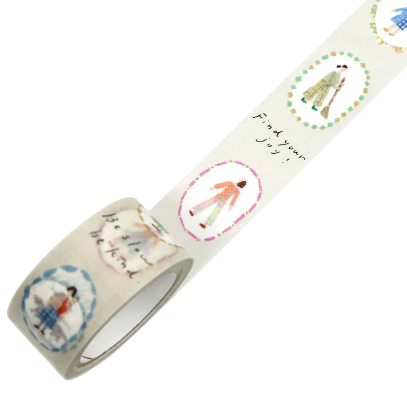 Kamiiso x Miki Tamura - Washi Tape - Find your joy