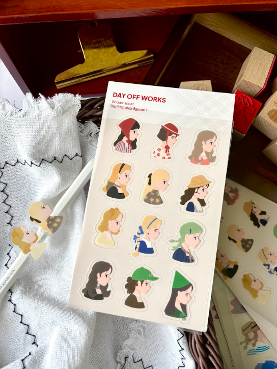 Dayoff Works Sticker Sheet - 715 - Mini Figures I