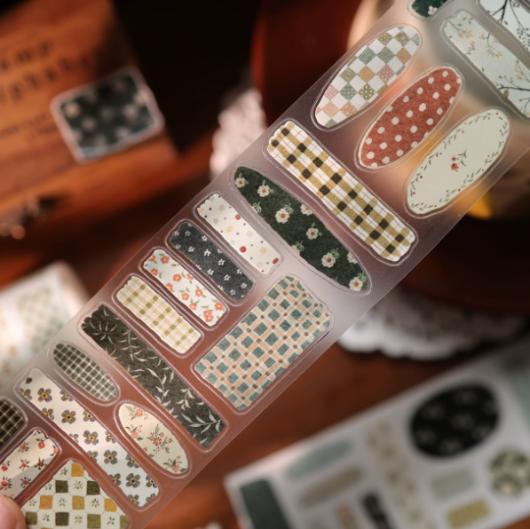 Yier Creative Studio - Tape - Die Cut - Floral Patchwork