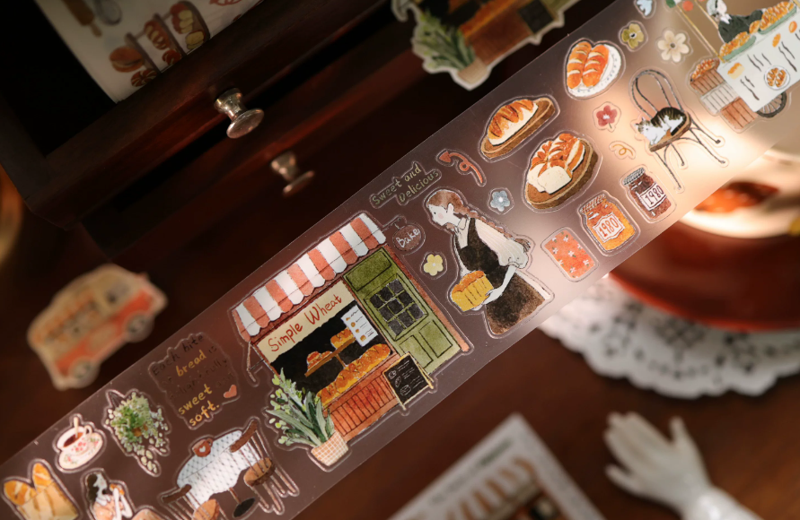 Yier Creative Studio - Tape - Die Cut - Bakery Daily Life