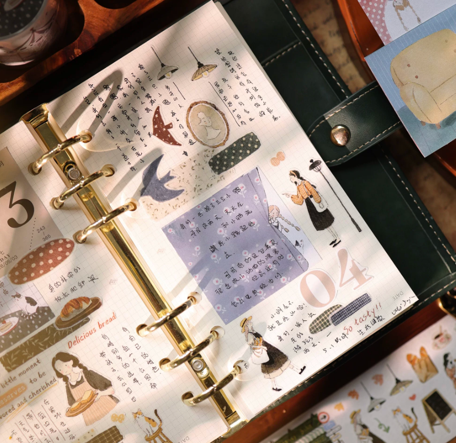 Yier Creative Studio - Tape - Die Cut - Bakery Daily Life