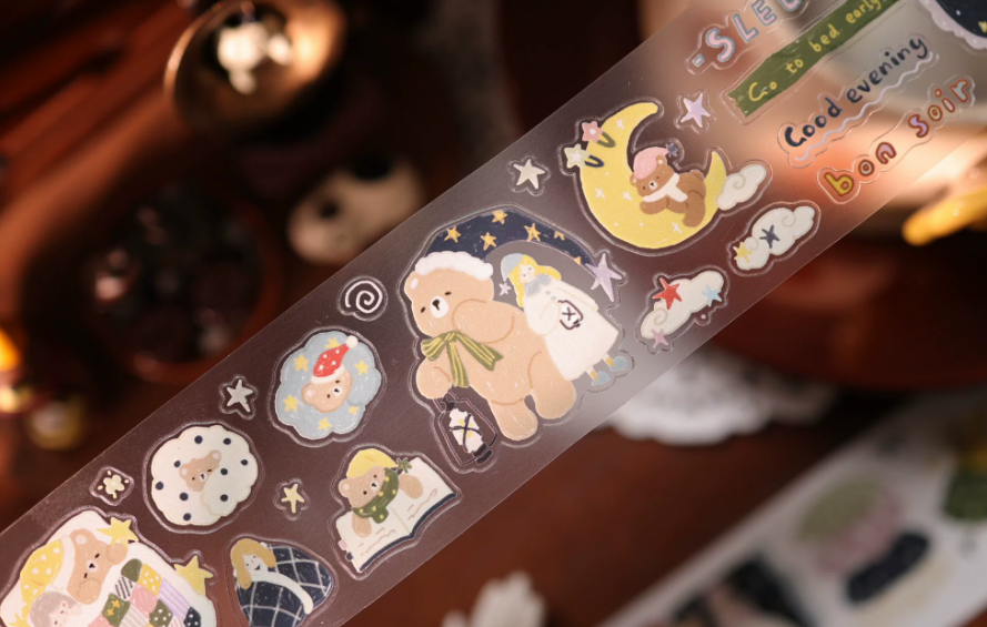 Yier Creative Studio - Tape - Die Cut - Embrace Goodnight