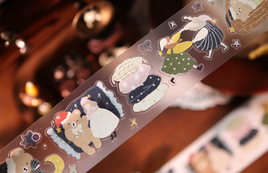 Yier Creative Studio - Tape - Die Cut - Embrace Goodnight