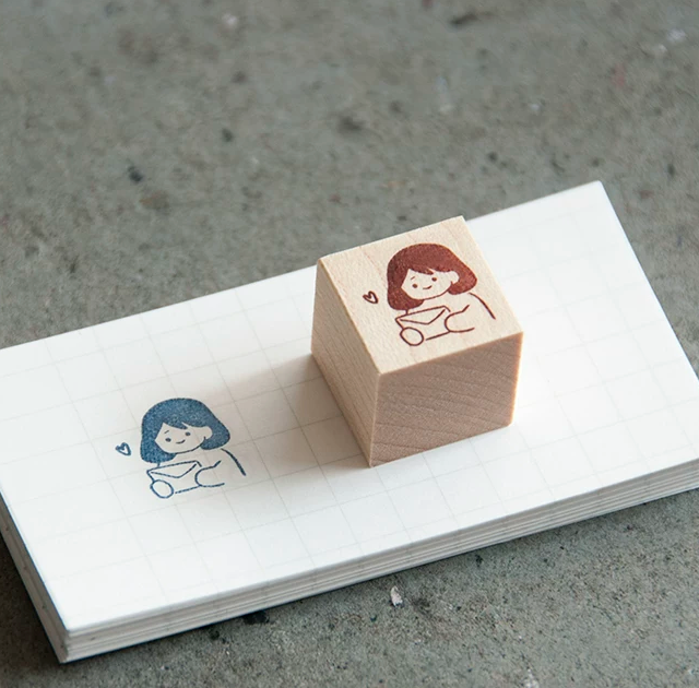 Blank book x Caca - Cute Stamp Series