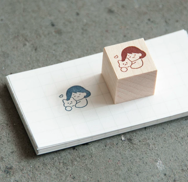 Blank book x Caca - Cute Stamp Series